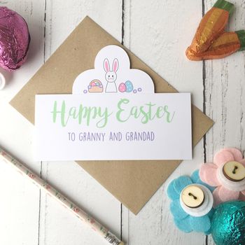 Personalised Easter Bunny Card, 2 of 5