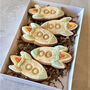 Personalised Hand Decorated Fathers Day Rocket Biscuits, thumbnail 1 of 7