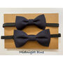 Matching Bow Ties, Father And Son Dickie Bow Tie Set, thumbnail 3 of 7