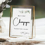 But First Champagne Wedding Sign, thumbnail 1 of 4