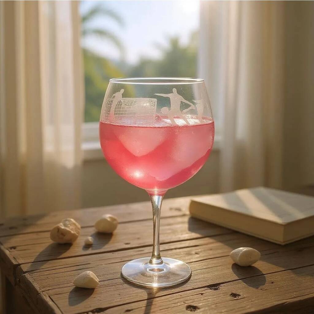 Sports Themed Glasses / Various Sports And Glass Types, 1 of 12