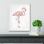 F Is For Flamingo Print, thumbnail 4 of 4