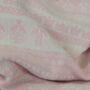 Cashmere Baby Blanket In Soft Pink, thumbnail 4 of 6