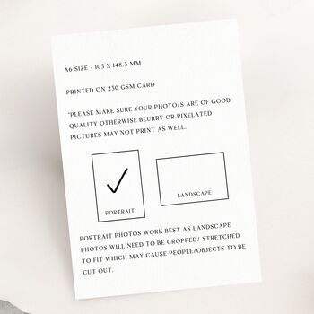 Personalised Bridesmaid And Maid Of Honour Photo Proposal Postcard, 3 of 3