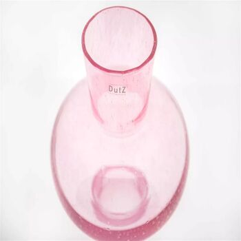 Glass Posy Vase Modest Fruity Colours Apricot And Peach, 2 of 8