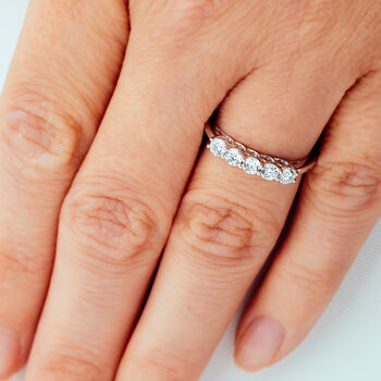 Elsie Lab Grown Diamond Ring, 7 of 11
