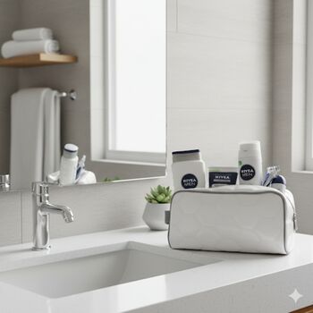 Personalised White Golf Wash Bag, 10 of 11