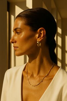 Light Line Bar Chain Necklace, 4 of 4