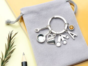 Personalised Chef Cooking Keyring, 7 of 9