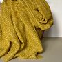 Mustard Scarf With Animal Print, thumbnail 2 of 2