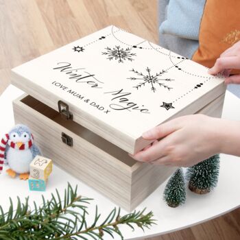 Personalised Winter Magic Christmas Eve Box, 5 of 5