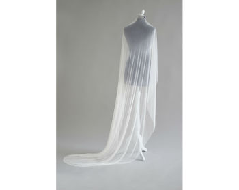 Pure Silk Barely There Wedding Veil, 6 of 8