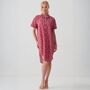 Women's 'Byzantine' Paisley Crisp Cotton Short Sleeve Nightshirt, thumbnail 1 of 4