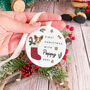 First Christmas Ceramic Ornament For Dog, thumbnail 5 of 7