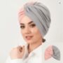 Chemo Headwear Pre Tied Headscarves Cancer Turban Headwrap Duo Colours, thumbnail 3 of 10