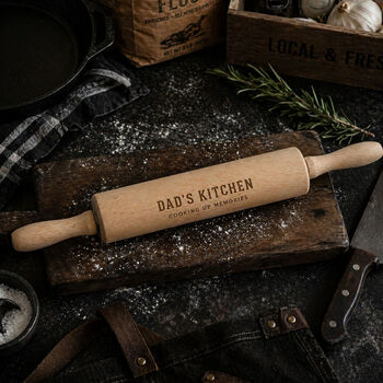 Personalised Wooden Rolling Pin, 2 of 2