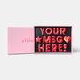 Personalised Custom Cookie Message Box Red 14, thumbnail 2 of 7