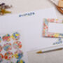 A4 Origami Writing Paper That Folds Into An Envelope With Bold Floral Design, thumbnail 4 of 5