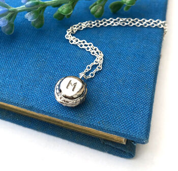 Personalised Initial Macaroon Necklace, 2 of 12