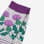 Men's Scottish Thistle Bamboo Socks, thumbnail 4 of 4