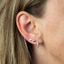 9ct Yellow Gold Polished Heart Micro Stud Earrings – 4mm, thumbnail 4 of 7