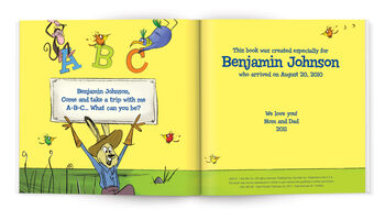 Personalised Children's Book, Abc What I Can Be, 2 of 11