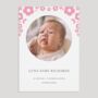 Petal Birth Announcement Cards, thumbnail 3 of 3