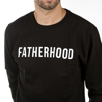 'Fatherhood' Men's Sweatshirt Jumper, 2 of 8