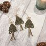 Set Of Three Christmas Tree Decorations, thumbnail 4 of 6