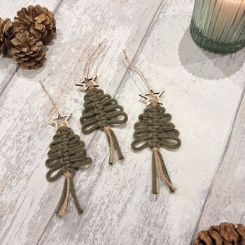 Set Of Three Christmas Tree Decorations, 4 of 6