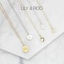 Solid Gold Or White Gold Floating Diamond Necklace, thumbnail 8 of 8