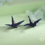 Japanese Paper Origami Crane Ear Threaders Three, thumbnail 2 of 11