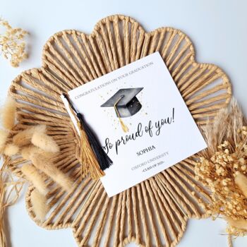 Graduation Tassels Card, So Proud Of You Graduation Card, 2 of 5