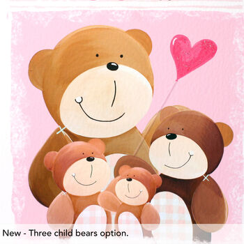 Personalised Bear Mother's Day Card, 4 of 5