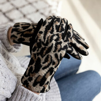 Leopard Print Gloves, 2 of 7