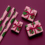 Pink Christmas Tree Wrapping Paper, thumbnail 1 of 6