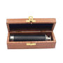12 Inch Chrome Telescope With Wooden Box, thumbnail 5 of 5