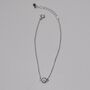 Sterling Silver Evil Eye Dainty Bracelet, thumbnail 3 of 9