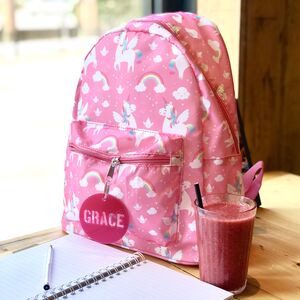 unicorn pink backpack