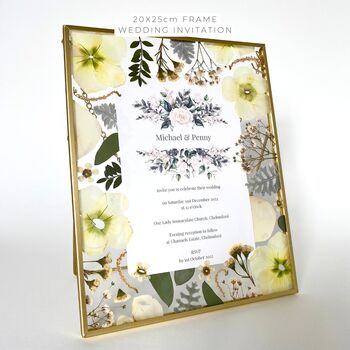 Preservation Of Your Wedding Flowers Into A Frame, 3 of 10