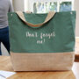 Personalised Canvas Jute Shopper Bag, thumbnail 5 of 12