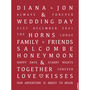 Personalised Wedding Or Anniversary Memories Print, thumbnail 9 of 11