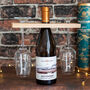 Wine Or Prosecco O'clock Butler And Glasses Holder, thumbnail 3 of 4