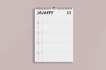 2024 2025 Academic Chaos Calendar, 3 of 4