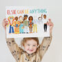 Personalised 'You Can Be Anything' Art Print Unframed, thumbnail 2 of 2