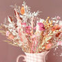 Serenity Dried Floral Valentines Bouquet, thumbnail 1 of 4
