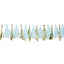 Blue And Gold Party Decoration Tassel Garland, thumbnail 2 of 3