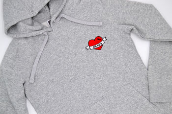 Embroidered Dog Mama Heart Hoodie, 3 of 5