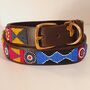 Leather And Beaded Dog Collar, thumbnail 10 of 12