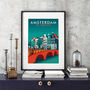 Amsterdam Art Print, thumbnail 1 of 4